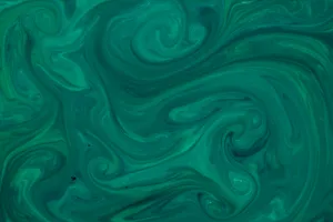 Abstract Jade Swirl Pattern Wallpaper