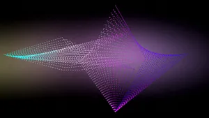 Abstract Line Art 4k Purple Background Wallpaper