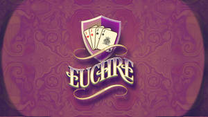 Abstract Magenta Euchre Graphic Wallpaper