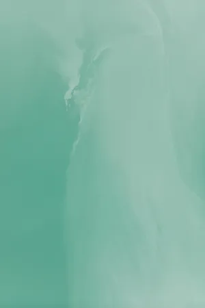 Abstract Minimalist Green Wave Wallpaper