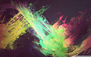Abstract Painted Graphic Art Wallpaper