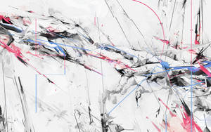 Abstract Painting White Hd Wallpaper