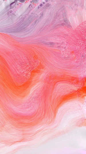 Abstract Pale Pink Swirls Wallpaper