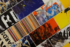 Abstract Photo Collage Wallpaper