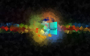 Abstract Pixels Microsoft Windows 8 Wallpaper