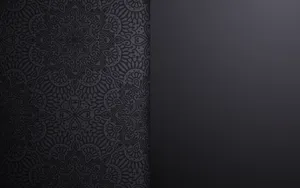 Abstract Plain And Ethnic Black Pattern Wallpaper
