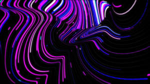 Abstract Purple Wave Psychedelic 4k Wallpaper