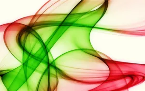 Abstract Red And Green Smoke Wallpaper
