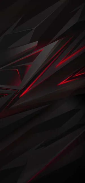 Abstract Red Black Geometric Wallpaper Wallpaper