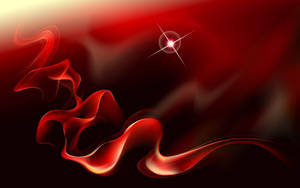 Abstract Red Color With Star Wallpaper