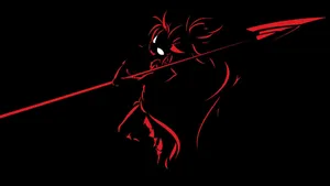 Abstract Red Devil For Iphone Wallpaper