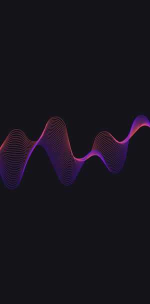 Abstract Soundwave Design Wallpaper