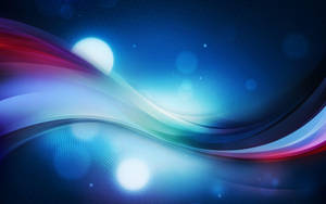 Abstract Spectrum Curve Graphic Wallpaper