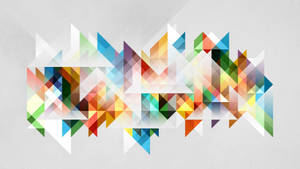 Abstract Triangle Mosaic 1080p Hd Desktop Wallpaper