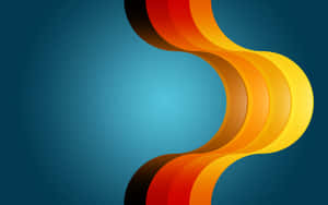 Abstract Wavy Design Background Wallpaper