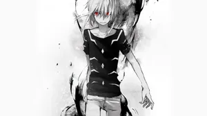 Accelerator Black And White Anime Wallpaper