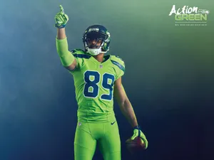 Action Green Seahawks Wallpaper