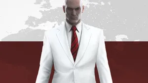 Action-packed Hitman Game Play On Iphone Wallpaper