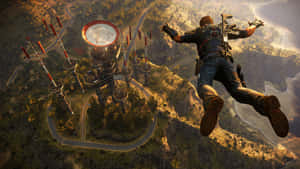 Action-packed Just Cause 1 Video Game Session Wallpaper