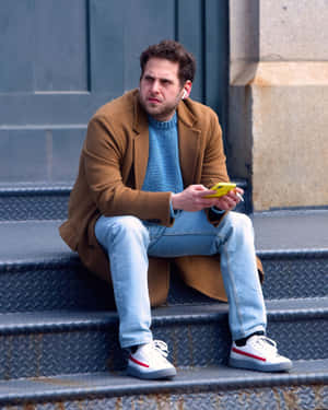 Actor Jonah Hill, Star Of Hit Films Such As Superbad And 21 Jump Street. Wallpaper