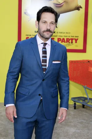 Actor Paul Rudd Graces The Screen With A Charming Smile Wallpaper