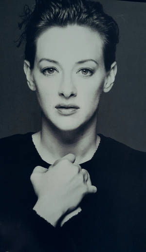 Actress Joan Cusack Black And White Wallpaper