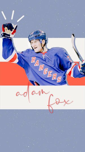 Adam Fox New York Rangers Fan Art Wallpaper