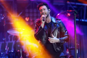 Adam Levine Black Leather Jacket Wallpaper