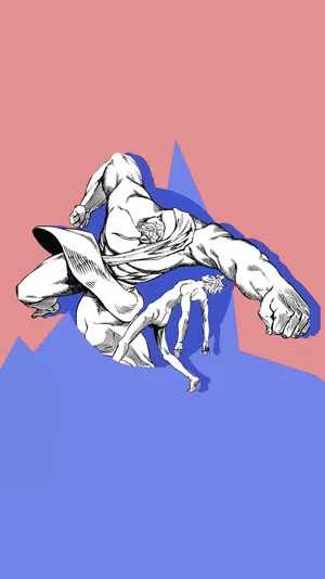 Adam Vs Zeus Record Of Ragnarok Wallpaper