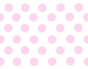 Add A Fun And Unique Touch To Your Home With This Bright Pink Polka Dot Wallpaper. Wallpaper