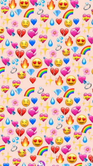 Add Some Fun To Your Day With This Cute Emoji! Wallpaper
