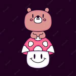 Add Some Fun To Your Life With Gloomy Bear Wallpaper