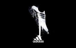 Adidas Painted Running Shoes Wallpaper