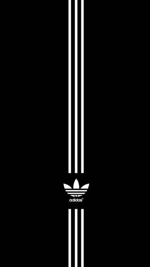 Adidas Plain Black Iphone Background Wallpaper