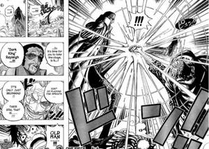 Admiral Kizaru Vs Rayleigh Manga Panel Wallpaper