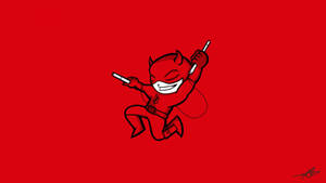 Adorable Animated Image Of Daredevil Wallpaper