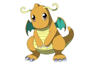 Adorable Dragonite Pokemon Wallpaper
