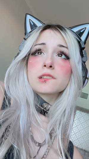 Adorable E-girl Aesthetic Selfie Wallpaper