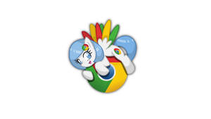Adorable Google Chrome Pony Wallpaper