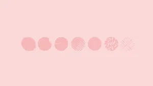Adorable Kawaii Pink Aesthetic Desktop Wallpaper Wallpaper