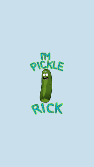 Adorable Pickle Rick Wallpaper