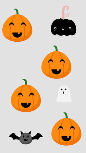 Adorable Sprouting Pumpkin Wallpaper