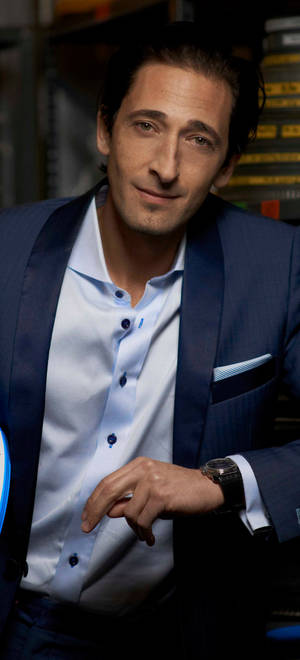 Adrien Brody In Blue Wallpaper