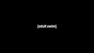 Adult Swim - A Black Background With The Word Adult Swim Wallpaper