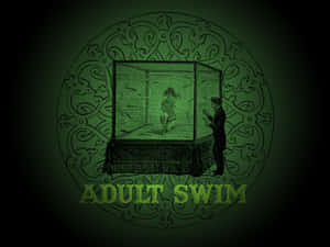 Adult Swim Creepy Logo Drawing Wallpaper