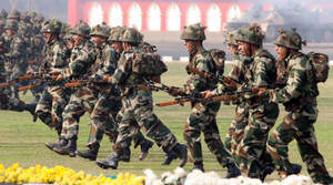 Advancing Indian Army Wallpaper