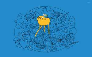 Adventure Time All Characters Wallpaper