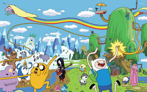 Adventure Time Inhabitants Of Ooo Wallpaper
