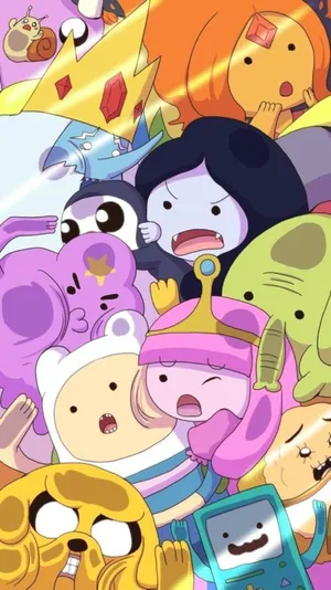Adventure Time Iphone Screen Wallpaper