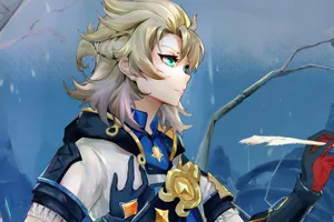 Adventurer Albedo Takes On The Unknown In Genshin Impact Wallpaper